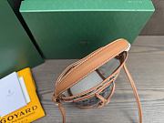 Okify Goyard Petit Flot Mini Bucket Bag In Black And Tan 17.5x12x10cm - 4