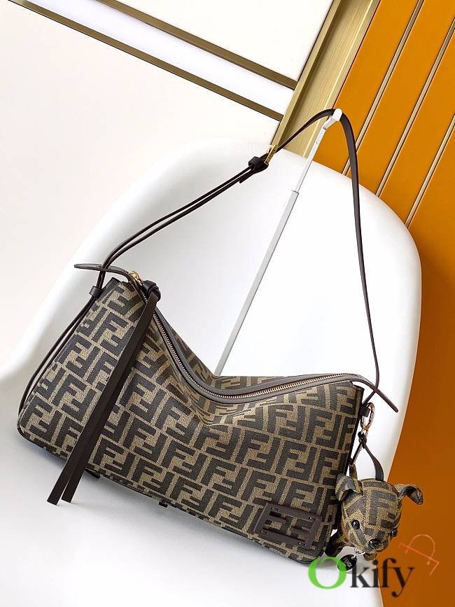Okify Fendi Simply Fendi Medium Bag In Brown 34x4.5x20cm  - 1