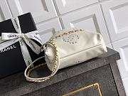 Okify CC 22 Calfskin Mini Handbag In White 23cm - 3