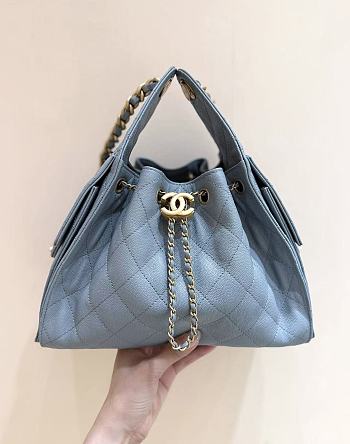 Okify CC 25 Hobo Bag In Blue 30x26x14cm
