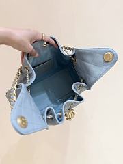 Okify CC 25 Hobo Bag In Blue 30x26x14cm - 6