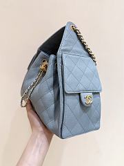 Okify CC 25 Hobo Bag In Blue 30x26x14cm - 4
