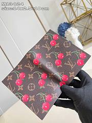 Okify Louis Vuitton x TM Cherry Passport Holder M13424 14x2.5x10cm - 5