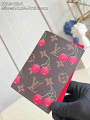 Okify Louis Vuitton x TM Cherry Passport Holder M13424 14x2.5x10cm - 3