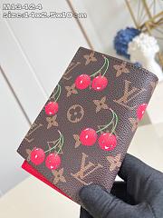 Okify Louis Vuitton x TM Cherry Passport Holder M13424 14x2.5x10cm - 2
