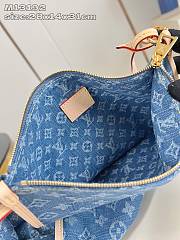 Okify Louis Vuitton Neverfull Denim MM Bag M13192 28x14x31cm - 6