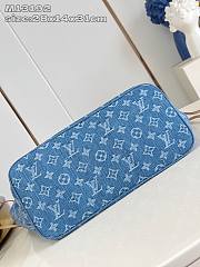 Okify Louis Vuitton Neverfull Denim MM Bag M13192 28x14x31cm - 5