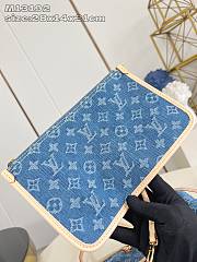 Okify Louis Vuitton Neverfull Denim MM Bag M13192 28x14x31cm - 3