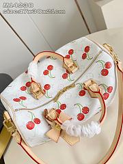 Okify Louis Vuitton x TM Cherry Speedy Soft 30 Bag M14238 17x30x21cm - 4