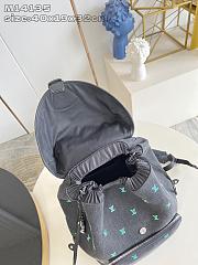 Okify Louis Vuitton Montsouris Backpack In Blason Denim M14135 40x19x32cm - 6