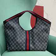 Okify Gucci Giglio Large Tote Bag In Dark Blue 60x47x16cm - 4