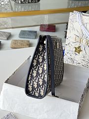 Okify Dior 30 Montaigne Dea Pouch In Dark Blue 26x19.5x7cm - 6