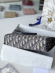 Okify Dior 30 Montaigne Dea Pouch In Dark Blue 26x19.5x7cm - 3