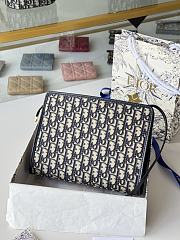 Okify Dior 30 Montaigne Dea Pouch In Dark Blue 26x19.5x7cm - 2