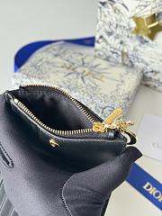 Okify Dior Dahlia Wallet In Black 11.5x9x2cm - 3