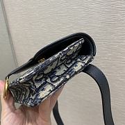Okify Dior Waist Bag In Blue Oblique 17x10x3.5cm - 5