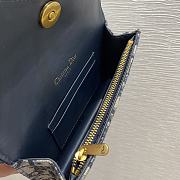 Okify Dior Waist Bag In Blue Oblique 17x10x3.5cm - 4