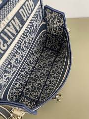 Okify Dior Small Diorcamp Bag In Blue 23x8x15cm - 5