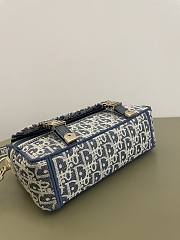 Okify Dior Small Diorcamp Bag In Blue 23x8x15cm - 4