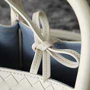 Okify Bottega Veneta Small Pinacoteca Bag In White 24x15x12cm - 5