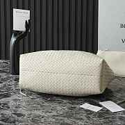 Okify Bottega Veneta Pinacoteca Bag In White 43x23x17.5cm - 3