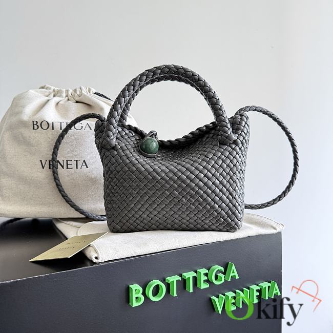 Okify Bottega Veneta Small Tosca Bag In Gray 20x15.5x7cm - 1