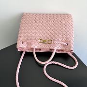 Okify Bottega Veneta Andiamo Bag In Pink 32x24x12cm  - 4