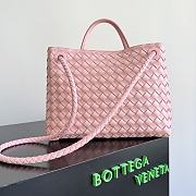 Okify Bottega Veneta Andiamo Bag In Pink 32x24x12cm  - 3