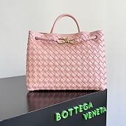 Okify Bottega Veneta Andiamo Bag In Pink 32x24x12cm  - 1