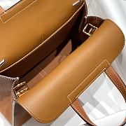 Okify Hermes Halzan 25 Bag In Golden Brown - 4