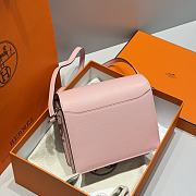 Okify Hermes Roulis 18 Bag In Pink 18x6x15cm  - 3