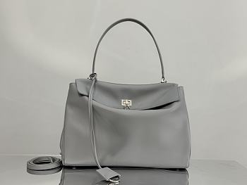 Okify Balenciaga Rodeo Medium Handbag In Gray 34x11x24cm