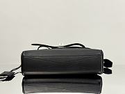 Okify Balenciaga Small Bel Air Zipped Messenger Bag In Black 30x20x9cm  - 3