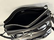 Okify Balenciaga Small Bel Air Zipped Messenger Bag In Black 30x20x9cm  - 2