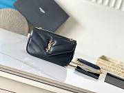 Okify YSL Mini Loulou Bag In Black With Gold Hardware 20x12x6cm - 1