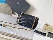 Okify YSL Mini Loulou Bag In Black With Gold Hardware 20x12x6cm - 2