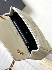 Okify YSL Mini Loulou Bag In White 20x12x6cm - 4