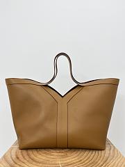 Okify YSL Y Tote Bag In Brown 39x34x60x22cm  - 1