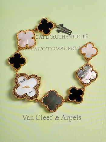 Okify VCA Alha Mbra Clock Bracelet 