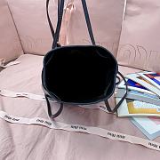 Okify MiuMiu Nappa Leather Mini Bag In Black And Brown 17x14x6cm  - 2