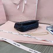 Okify MiuMiu Black Chain Bag 18x9.5x4cm - 6