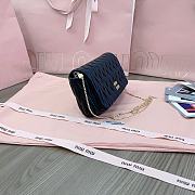 Okify MiuMiu Black Chain Bag 18x9.5x4cm - 4