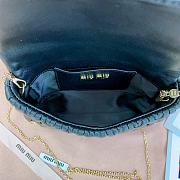 Okify MiuMiu Black Chain Bag 18x9.5x4cm - 2