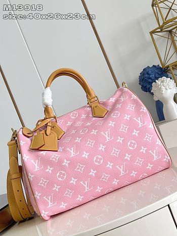Okify Louis Vuitton Speedy Bandoulière 40 Bag In Pink M13918 40x26x23cm 