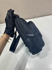 Okify Prada Re-Nylon And Saffiano Leather Backpack In Black 20x27x8cm  - 5