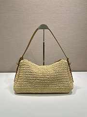 Okify Prada Aimée Crochet And Leather Bag 37x23x10cm  - 2
