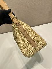 Okify Prada Aimée Crochet And Leather Bag 37x23x10cm  - 4