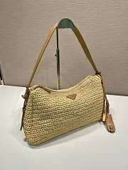 Okify Prada Aimée Crochet And Leather Bag 37x23x10cm  - 5