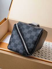 Okify Louis Vuitton Toiletry Bag In Black Damier 24x13x13cm - 2