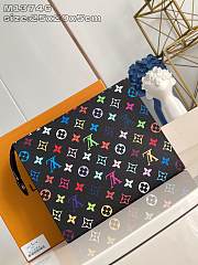 Okify Louis Vuitton x TM Toiletry Pouch In Black M13746 25x20x5cm - 3